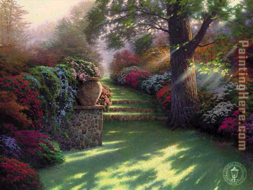 Pathway to Paradise painting - Thomas Kinkade Pathway to Paradise art painting